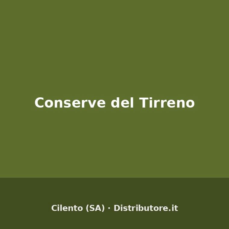 Conserve del Tirreno