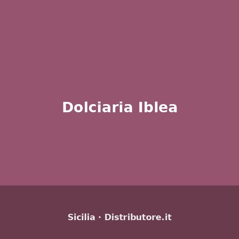 Dolciaria Iblea