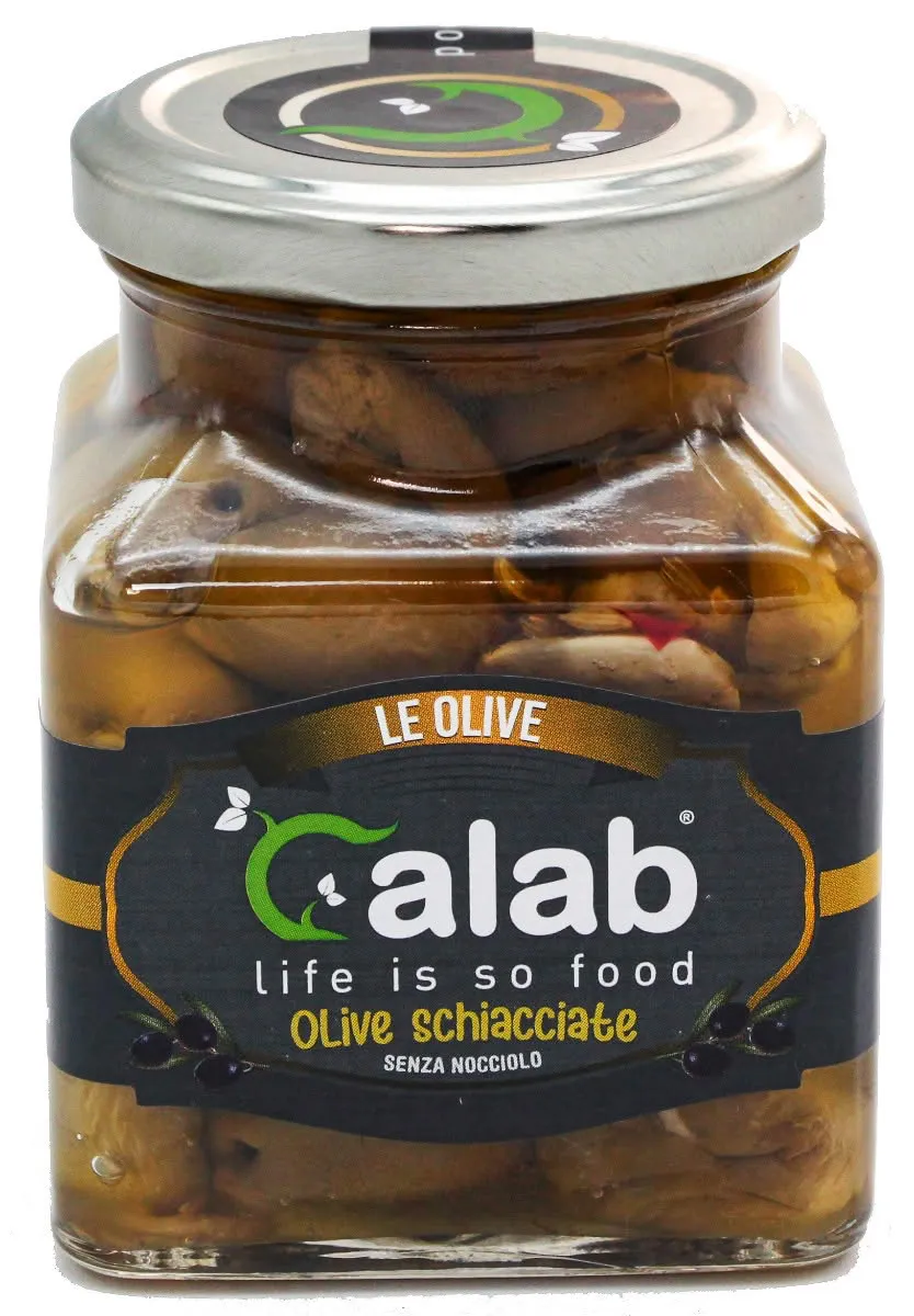 Olive Schiacciate in Olio EVO 100% Calabrese - immagine 2