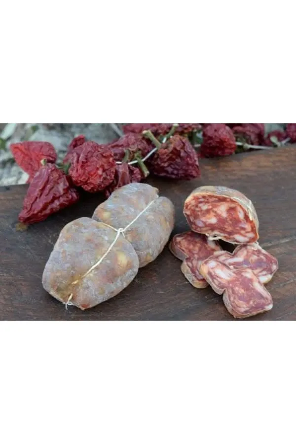 Soppressata bianca Nero di Calabria circa 450 g