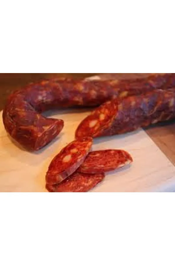 Salsiccia stagionata piccante Nero di Calabria circa 400 g